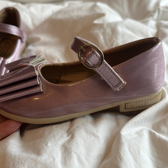 Piperdoodles lavender bow shoes - Picture 2 of 5